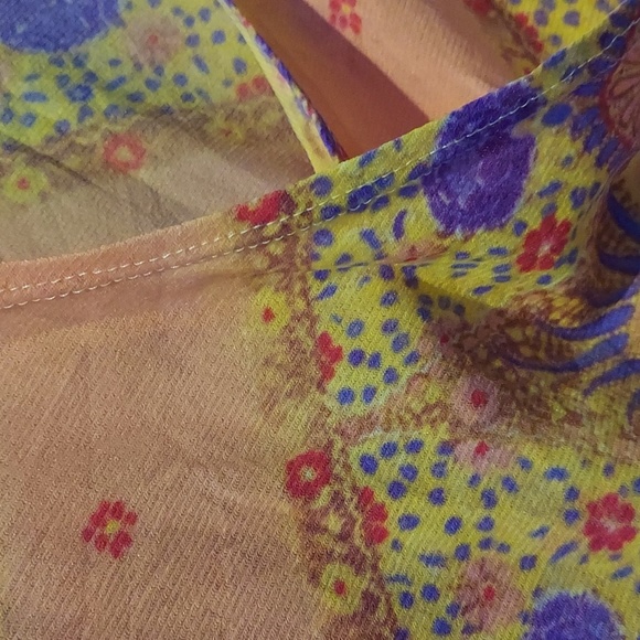 Yes Fashions Vintage 90s y2k Two Piece Maxi Tank Floral Skirt Set Large - Picture 3 of 8